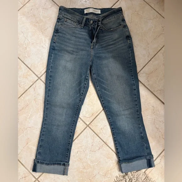 Signature by Levi Strauss Blue Ankle Jeans - Picture 1 of 2